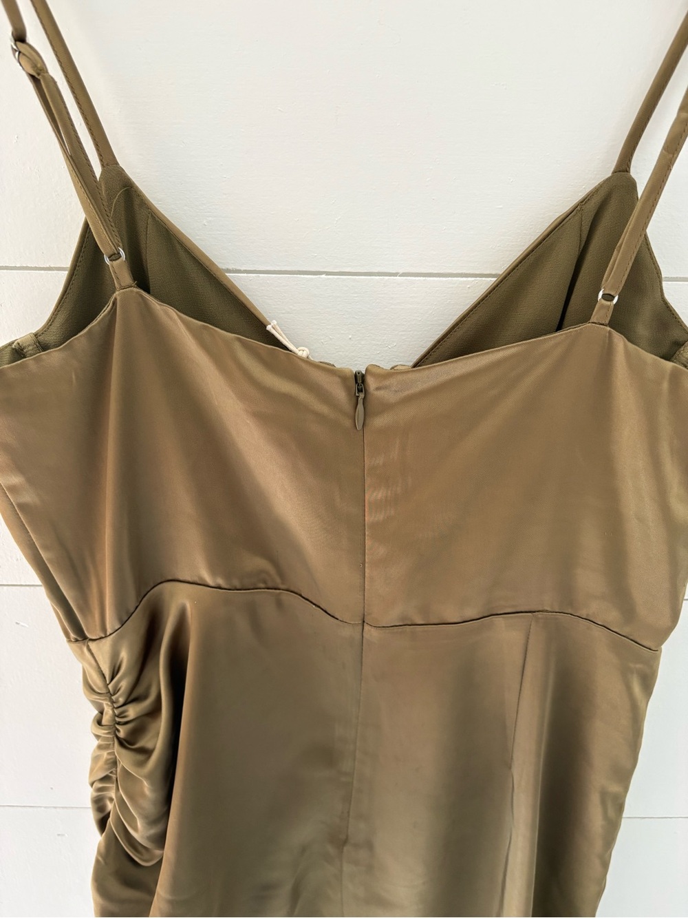 Camila Coelho Lorena Midi Dress in Olive Green - Picture 5 of 12